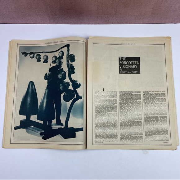 Vintage Rolling Stone Magazine Marvin Gaye April 1974 Music Art History - Picture 6 of 6